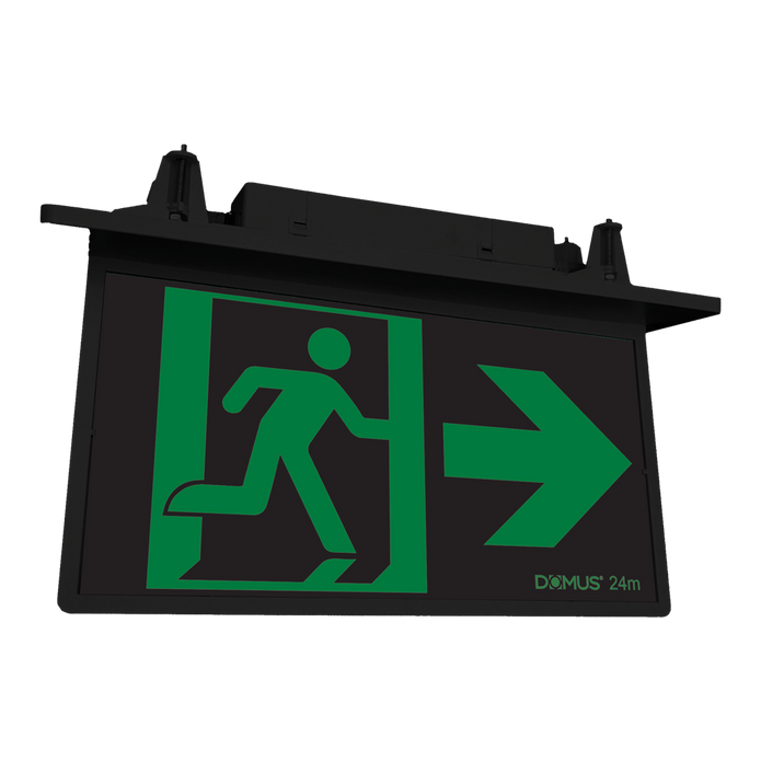 Exit 24M Recessed 2.5W LED Maintained/Non-Maintained