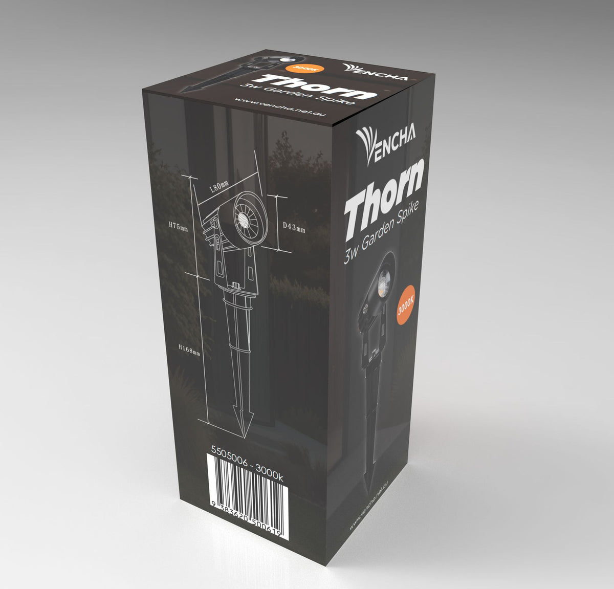 Thorn 3w Garden Spike - 3000K
