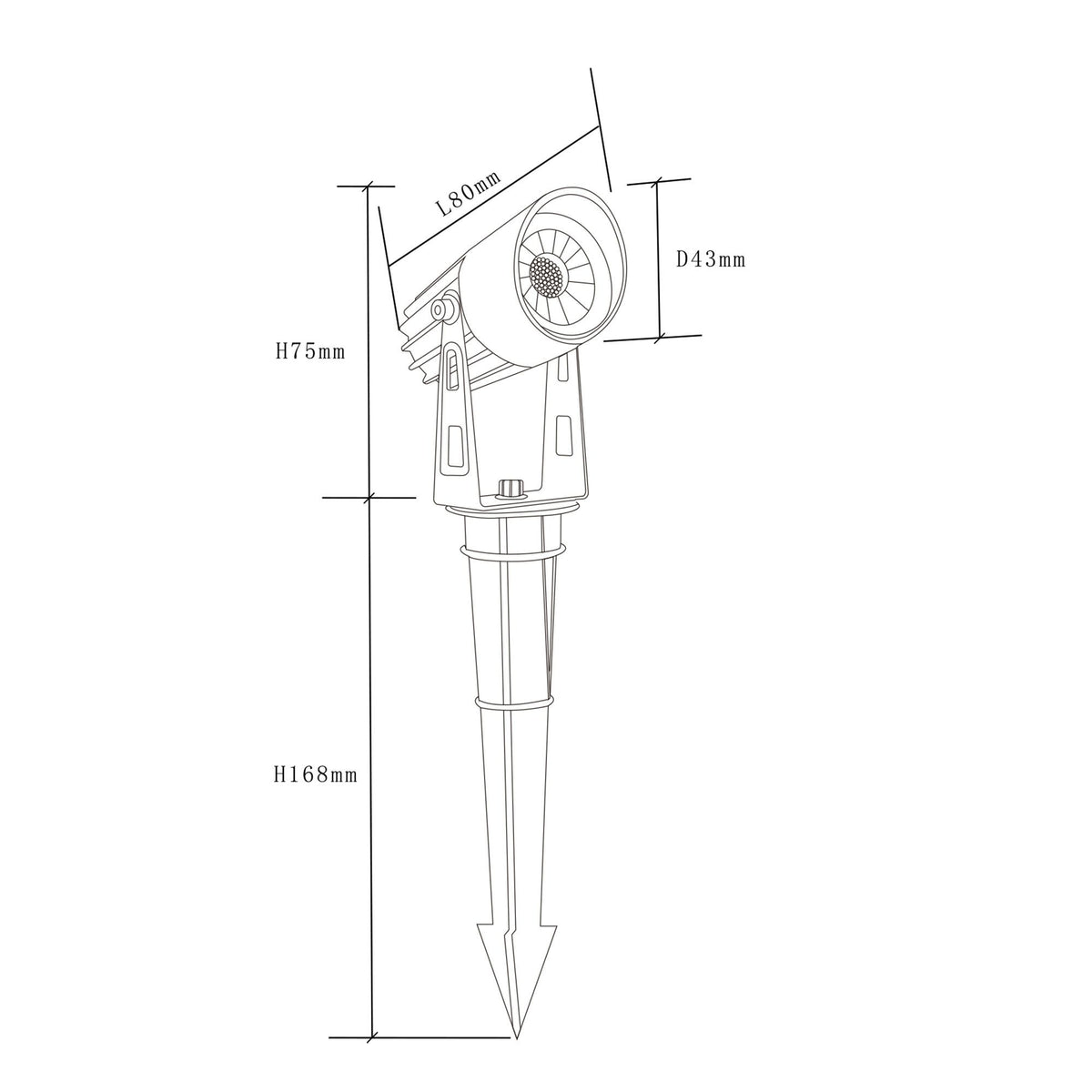 Thorn 3w Garden Spike - 6000K