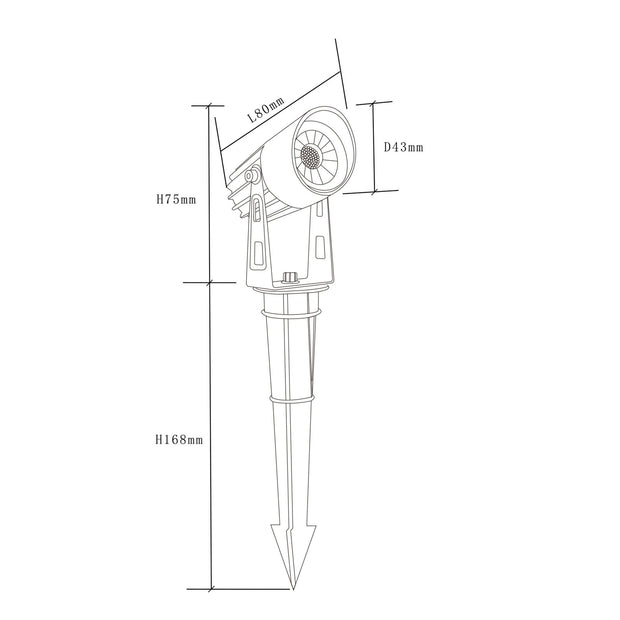 Thorn 3w Garden Spike - 6000K
