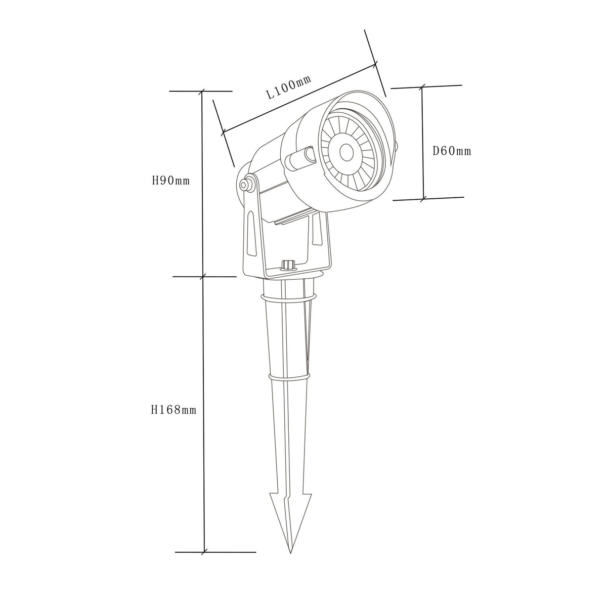 Thorn 6w Garden Spike - 3CCT