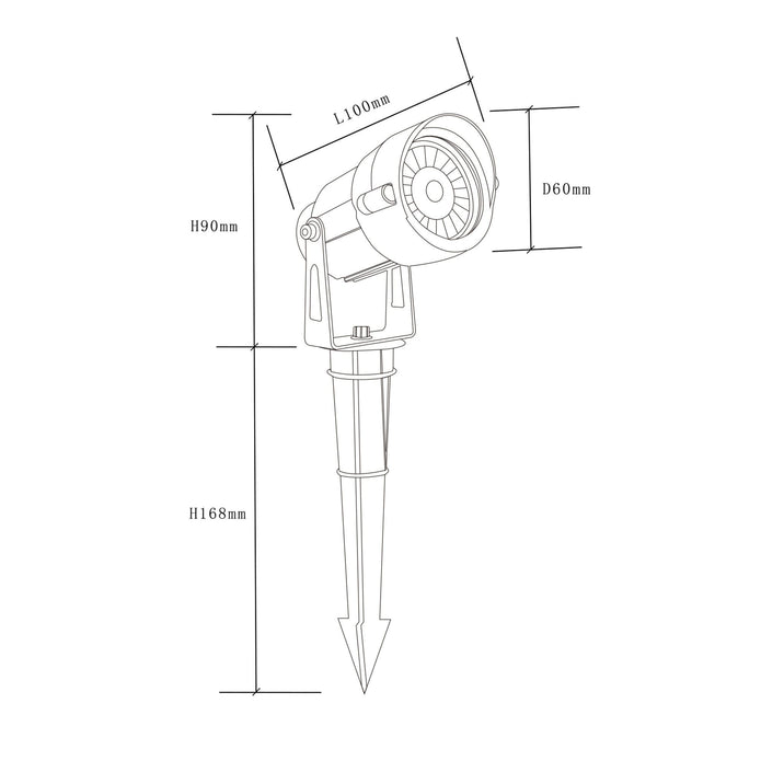 Thorn 12w Garden Spike - 3CCT
