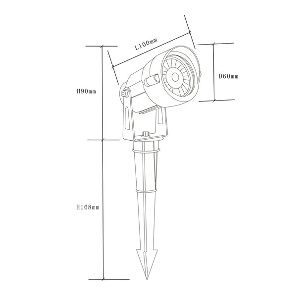 Thorn 12w Garden Spike - 3CCT