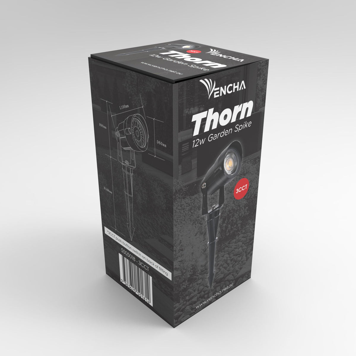 Thorn 12w Garden Spike - 3CCT