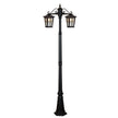 Eden Exterior Twin Head Post Light - 2100mm