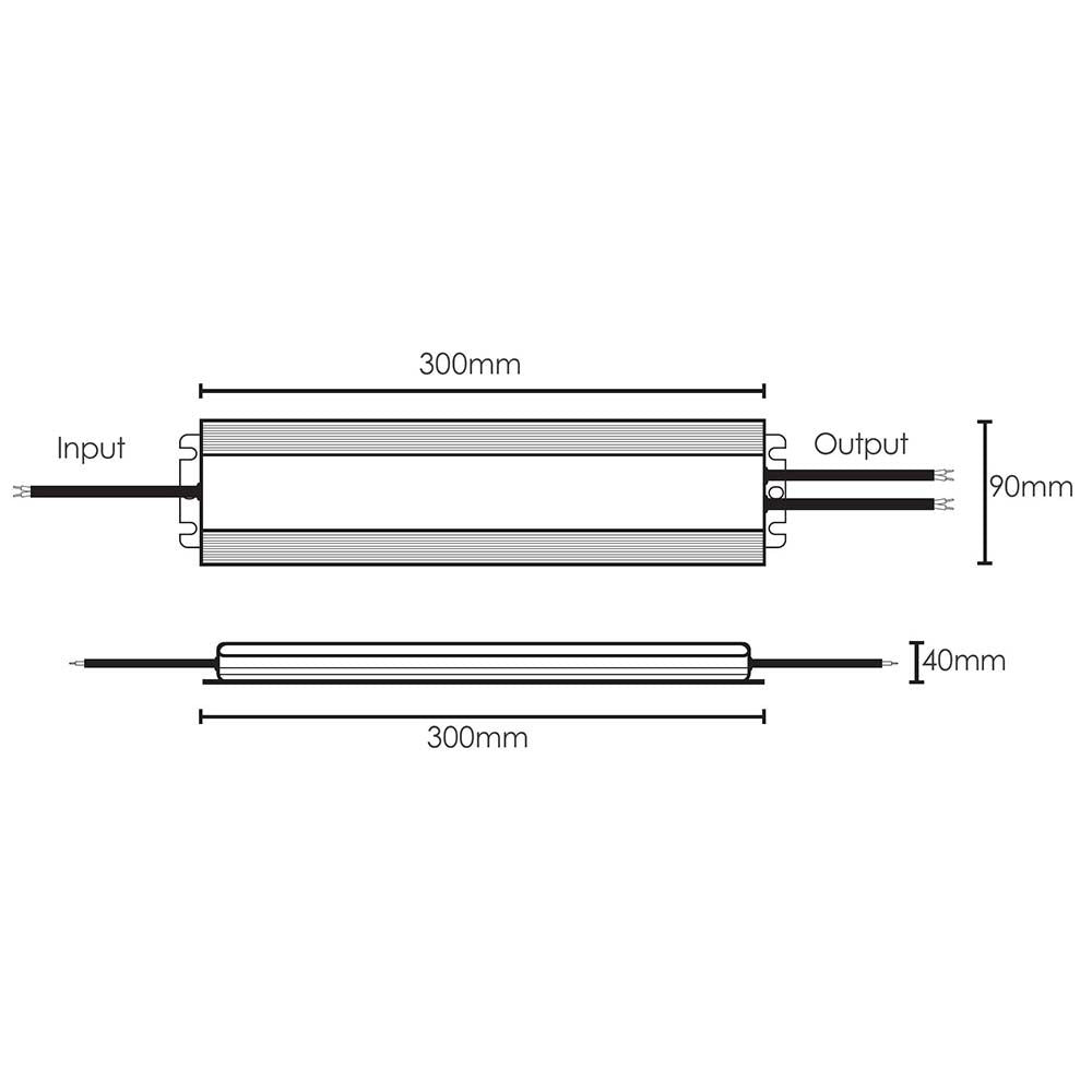 VDX400W 400w 24v IP67 LED Driver