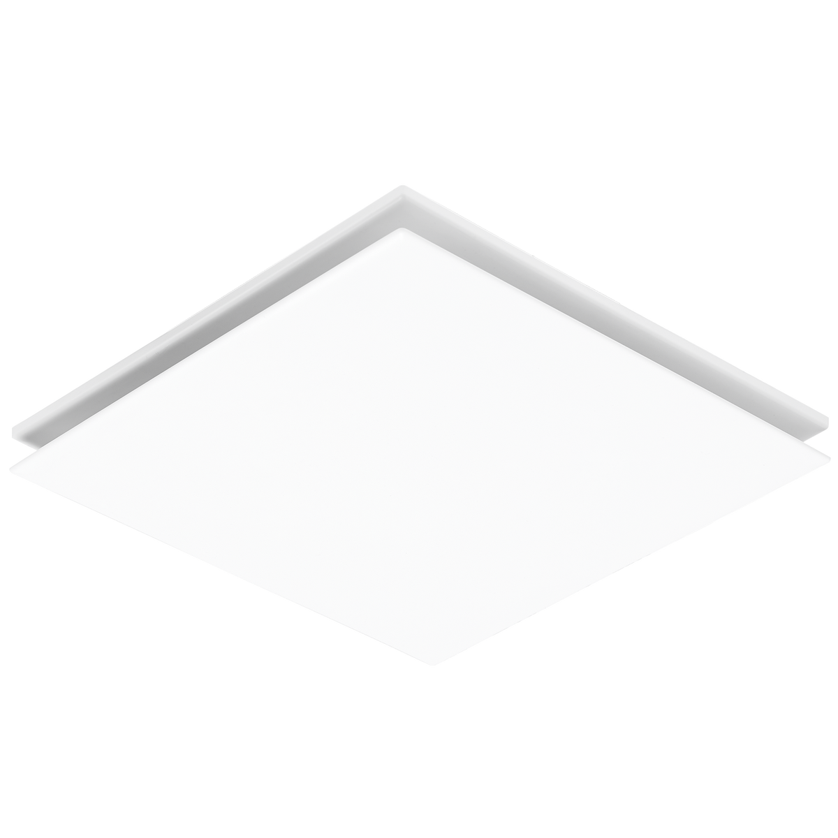 Flow Square 300mm Exhaust Fan White