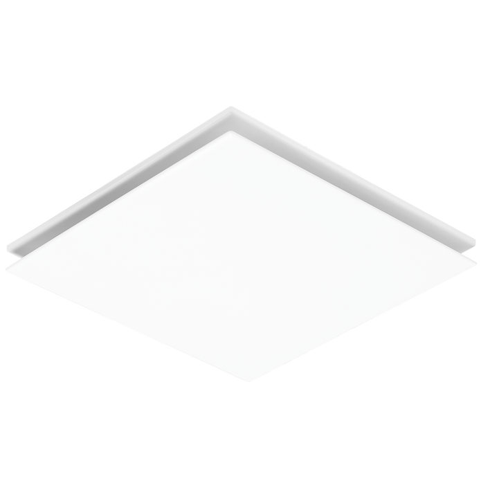 Flow Square 300mm Exhaust Fan White