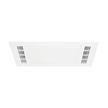 Furnace 2200w Fan Forced Heat 3 in 1 Bathroom Heater Exhaust Fan with 20w Tricolour Light White