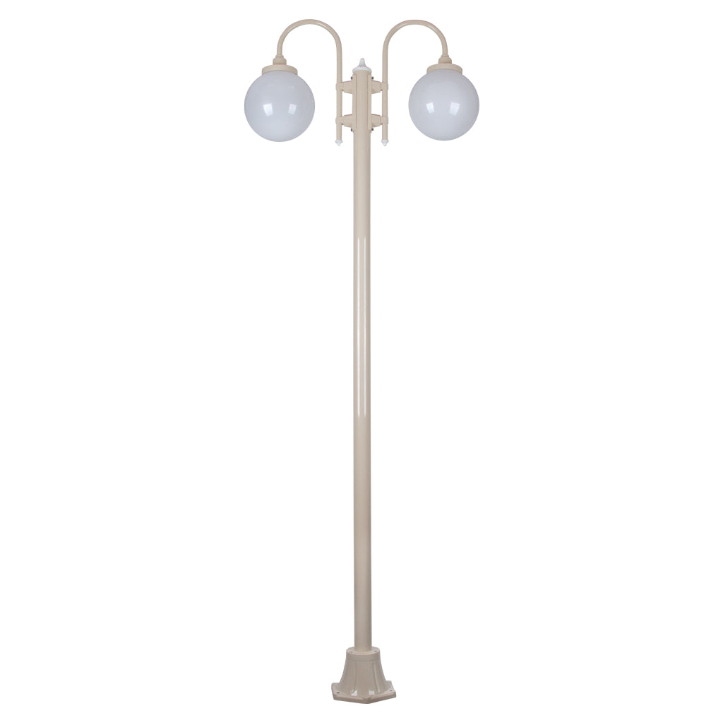 gt 1002 lisbon twin spheres curved arms plain post