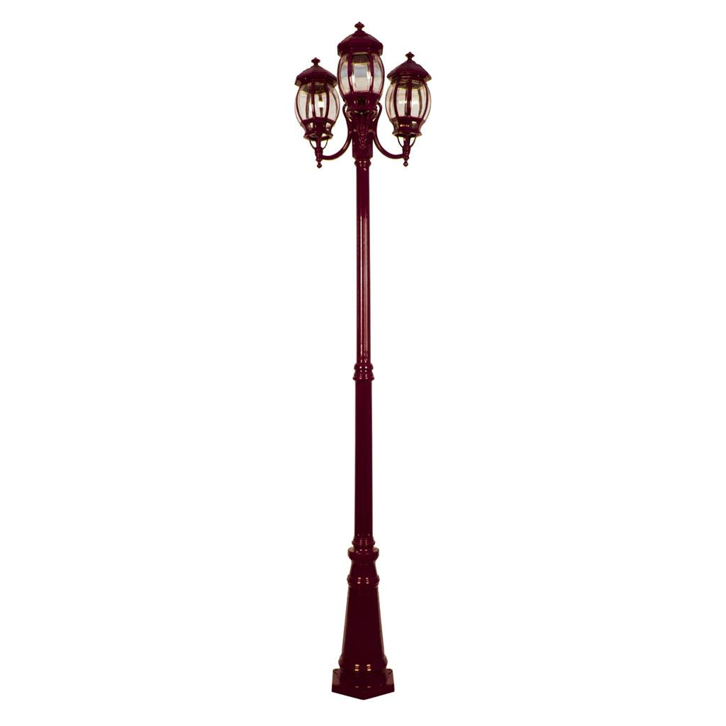 gt 1045 vienna three head curved arm tall post