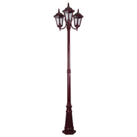 Thumbnail for gt 1078 chester triple head curved arm tall post light