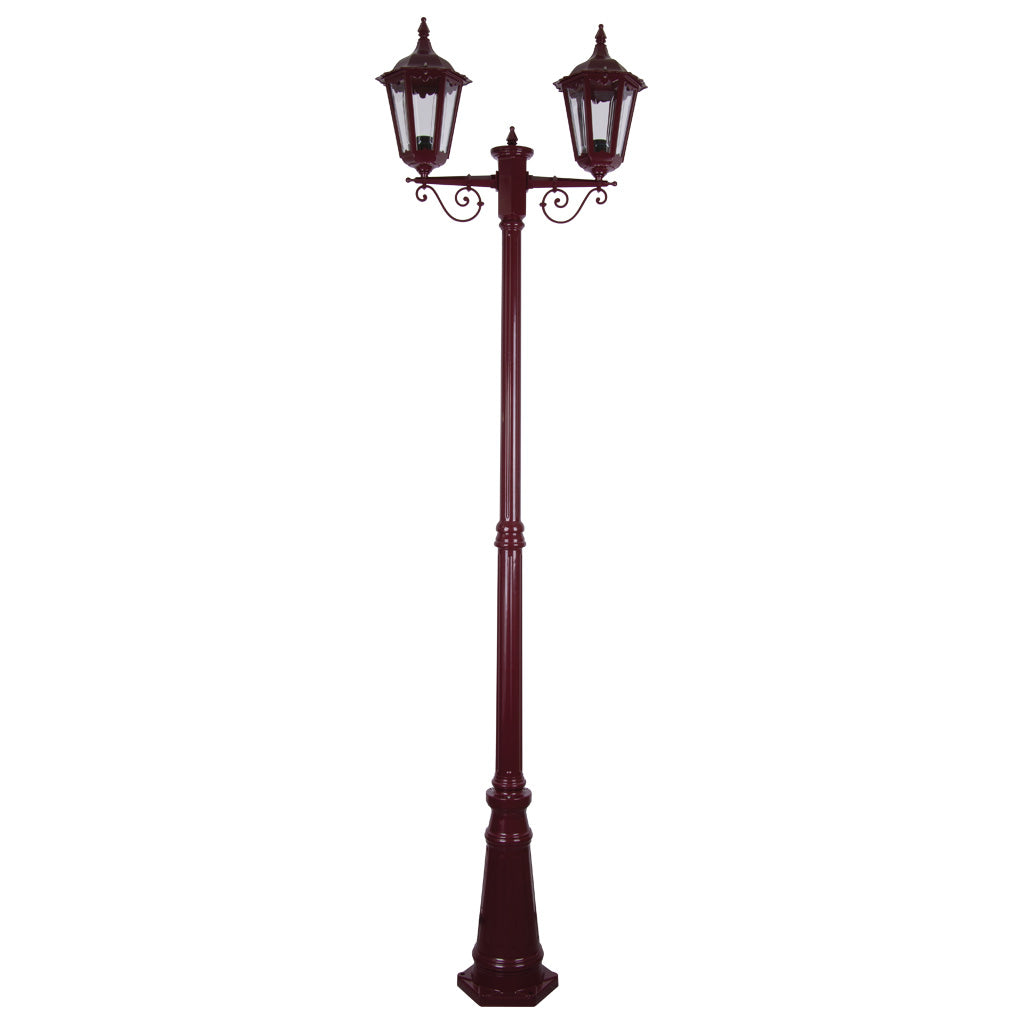 gt 140 chester twin head tall post light
