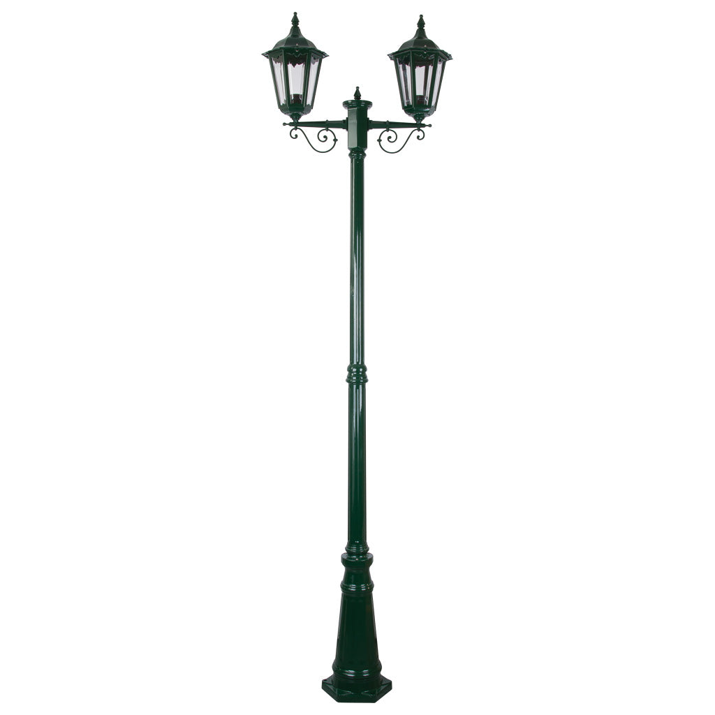 gt 140 chester twin head tall post light