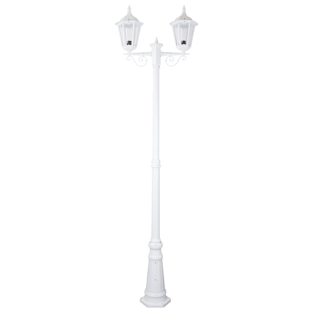 gt 140 chester twin head tall post light