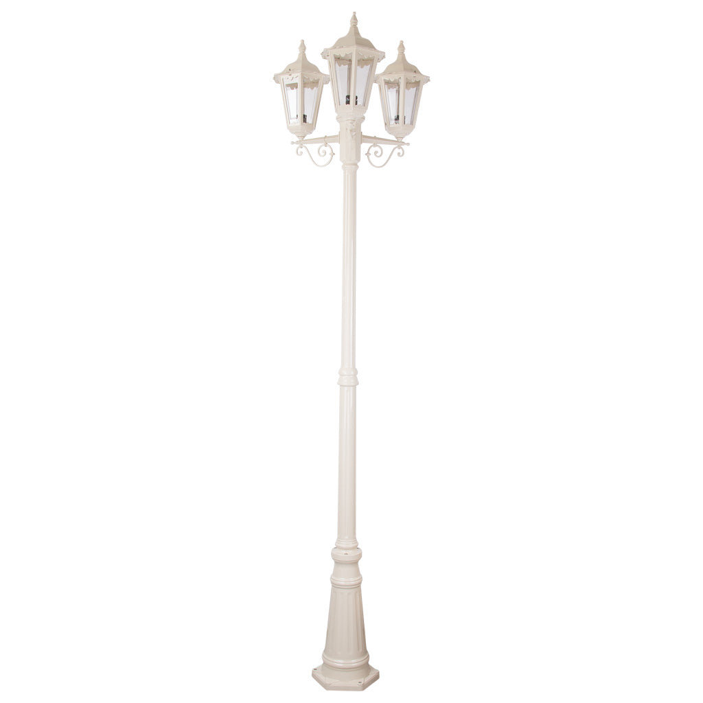 gt 142 chester three head tall post light