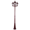 gt 142 chester three head tall post light