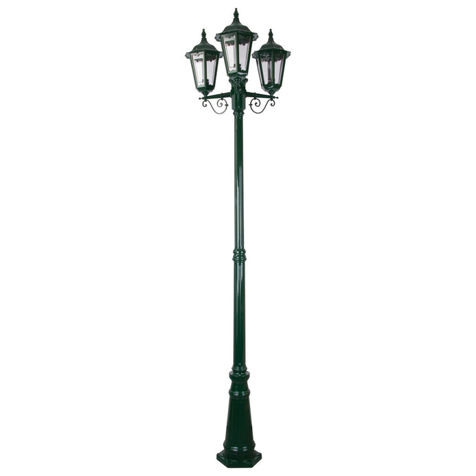 gt 142 chester three head tall post light