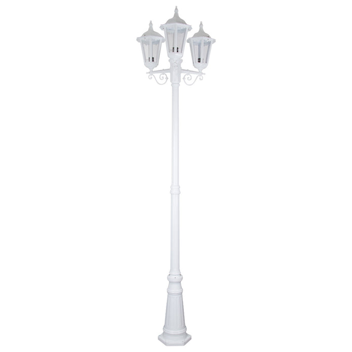 gt 142 chester three head tall post light
