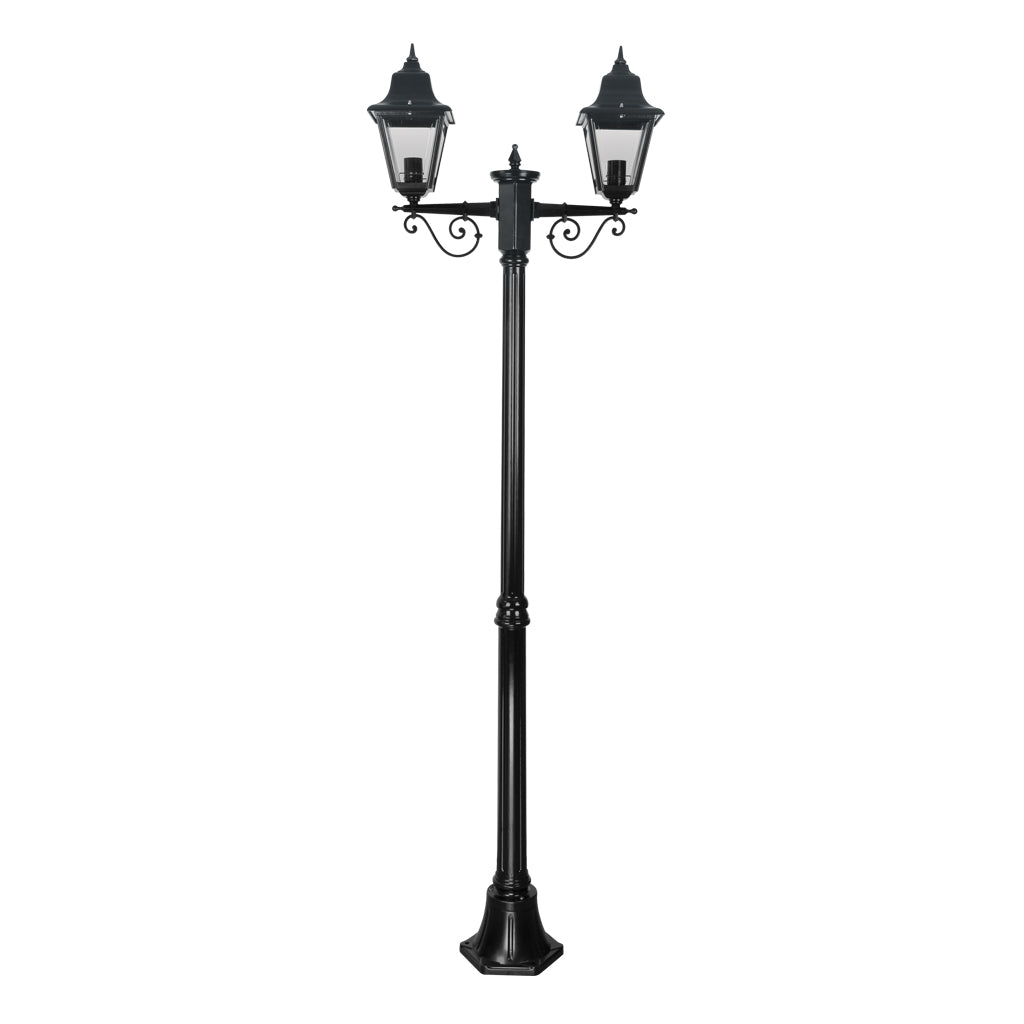 gt 237 paris twin head medium post light