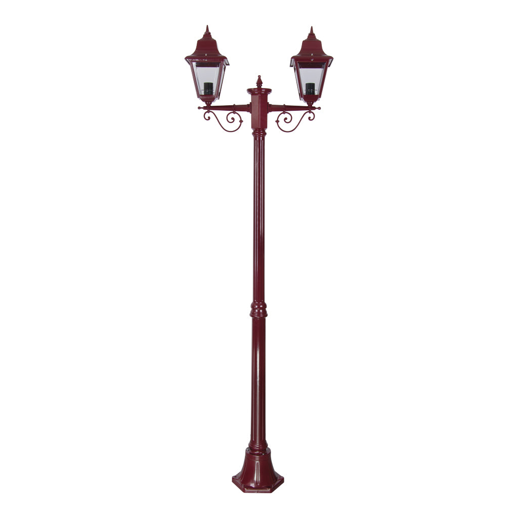 gt 237 paris twin head medium post light