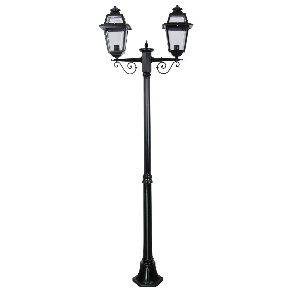 gt 277 avignon twin head medium post light