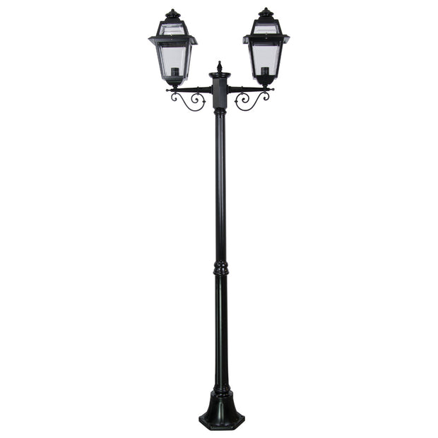 gt 277 avignon twin head medium post light