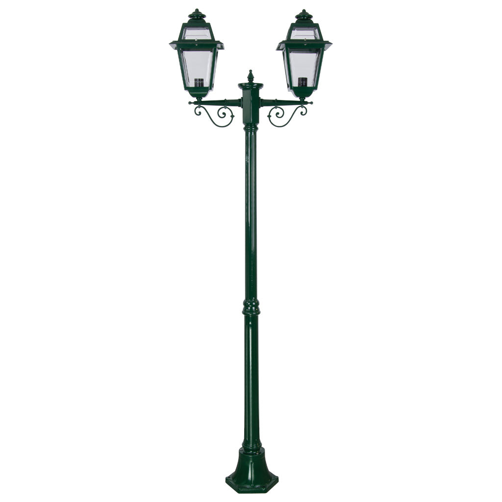 gt 277 avignon twin head medium post light