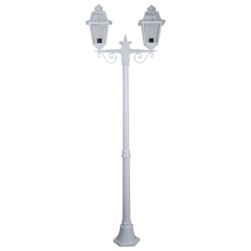 gt 277 avignon twin head medium post light