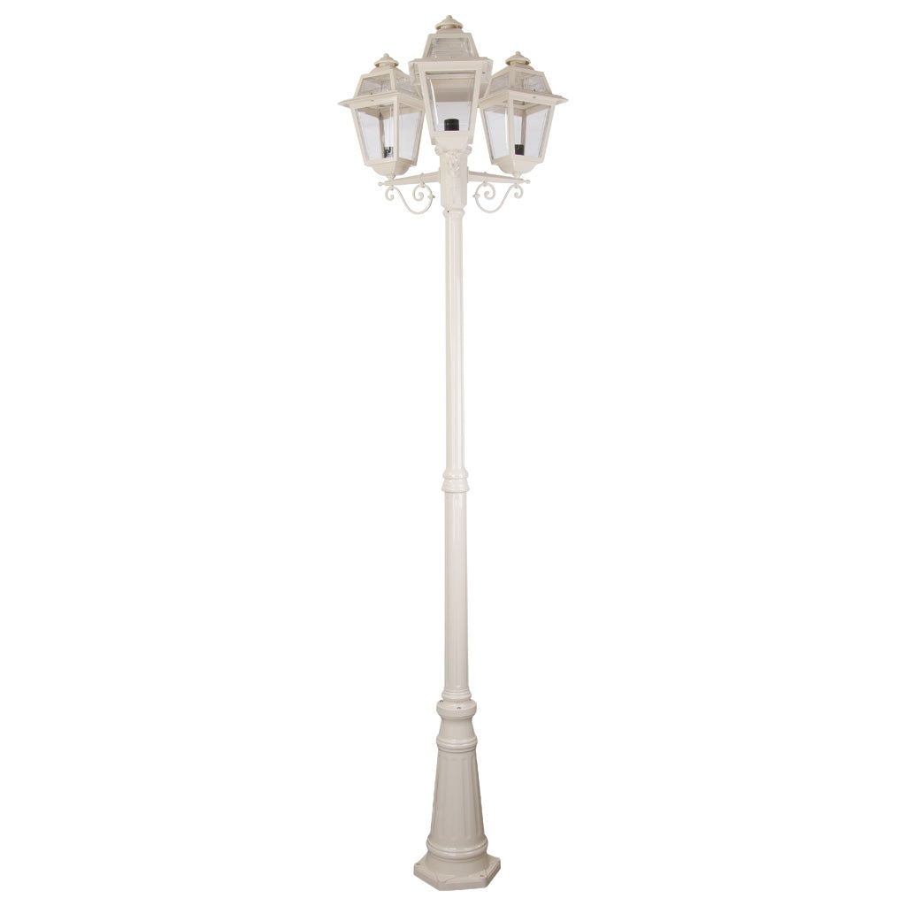 gt 282 avignon triple head tall post light