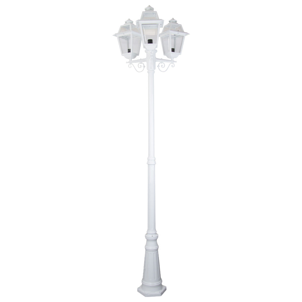 gt 282 avignon triple head tall post light