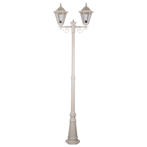 gt 430 turin twin head tall post light