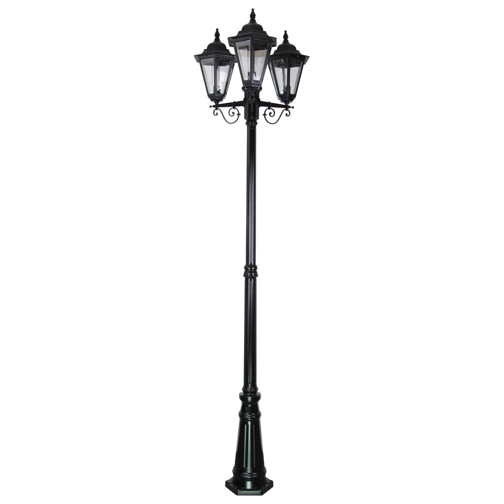 gt 432 turin triple head tall post light