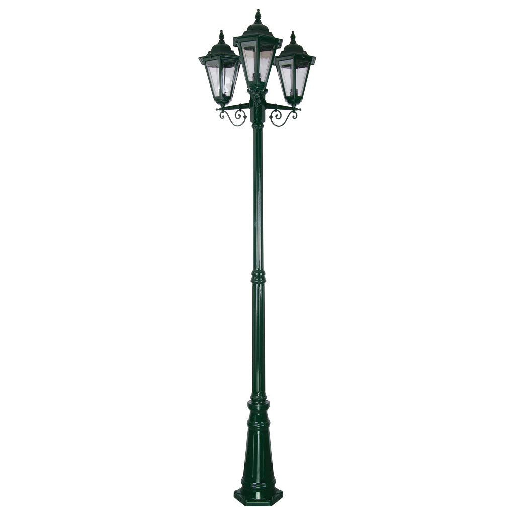 gt 432 turin triple head tall post light