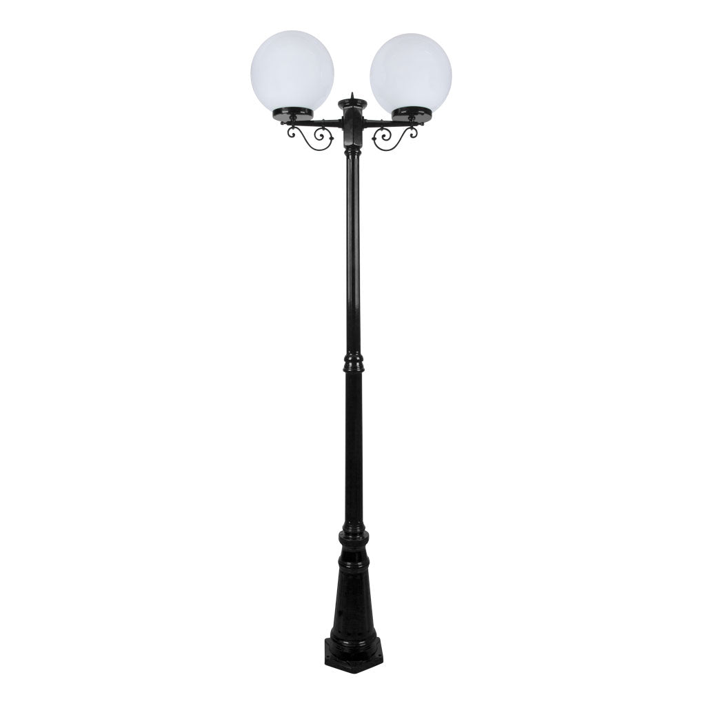 gt 561 siena twin 30cm spheres tall post