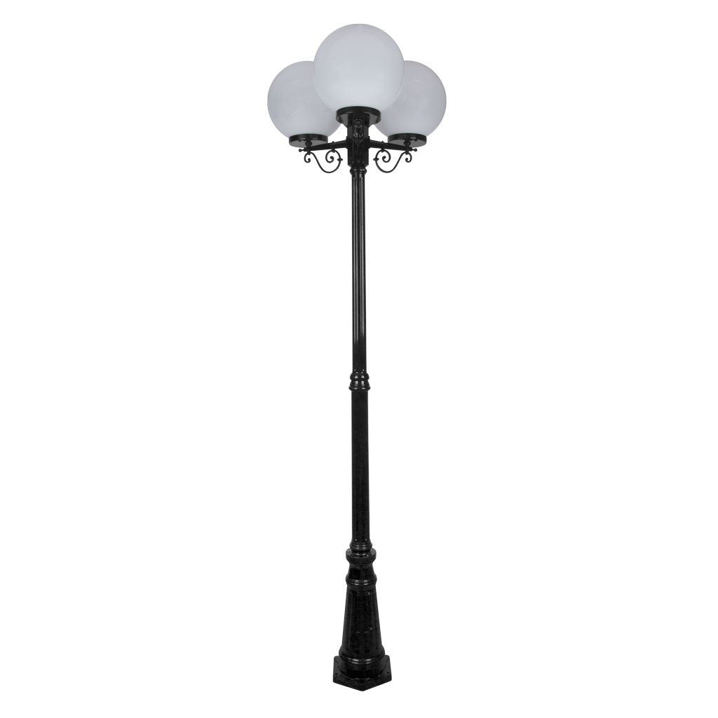 gt 563 siena triple 30cm spheres tall post