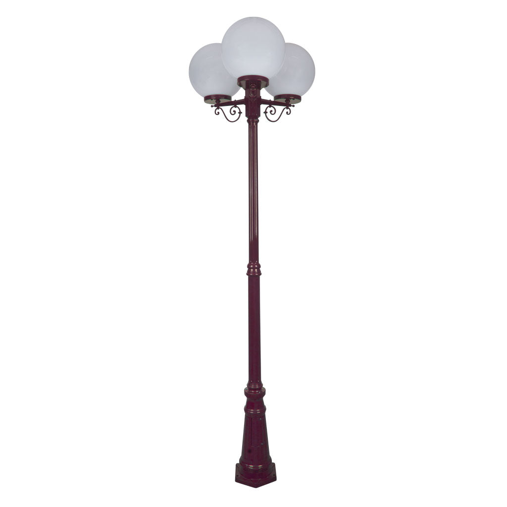 gt 563 siena triple 30cm spheres tall post