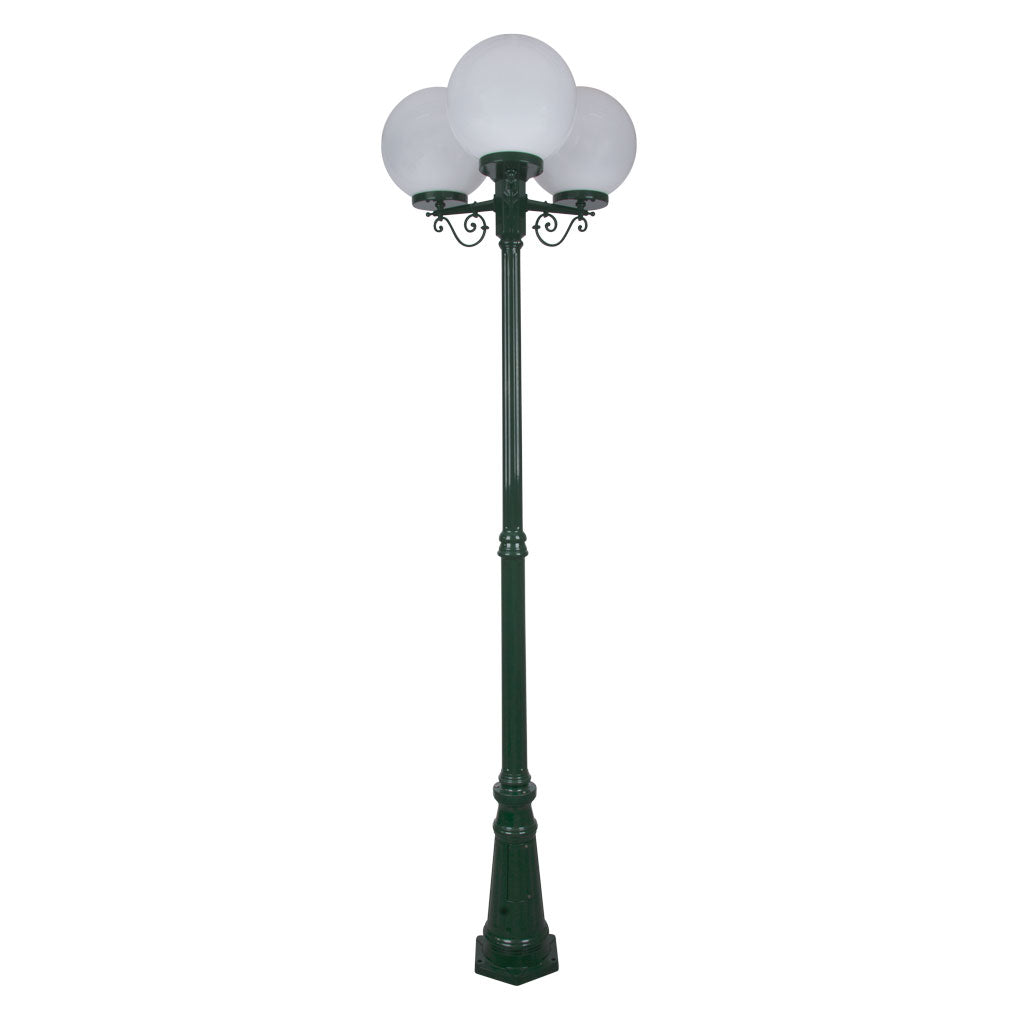 gt 563 siena triple 30cm spheres tall post