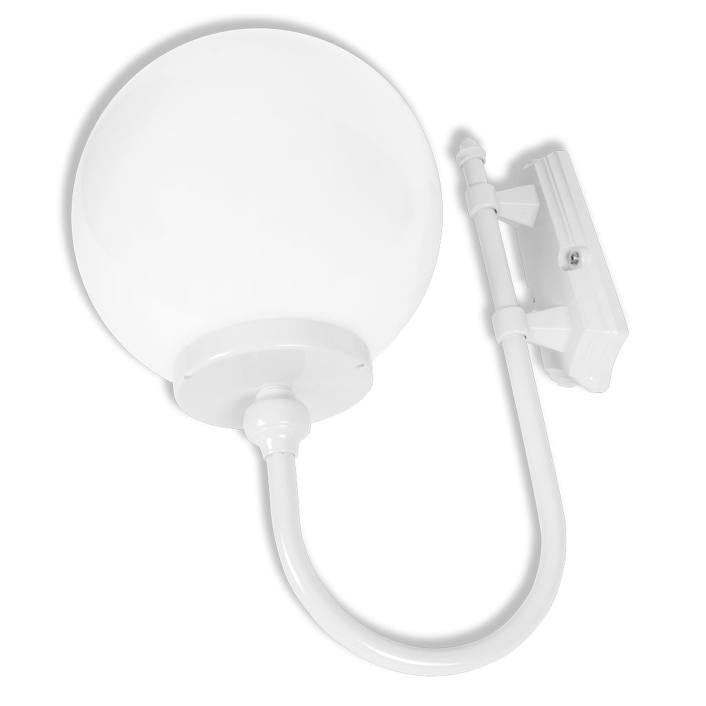 gt 602 lisbon 30cm sphere wall light