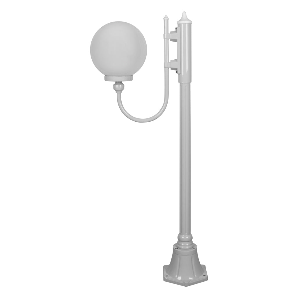 gt 606 lisbon 25cm sphere curved arm short post gt 610