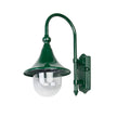 gt 652 monaco curved arm downward wall light