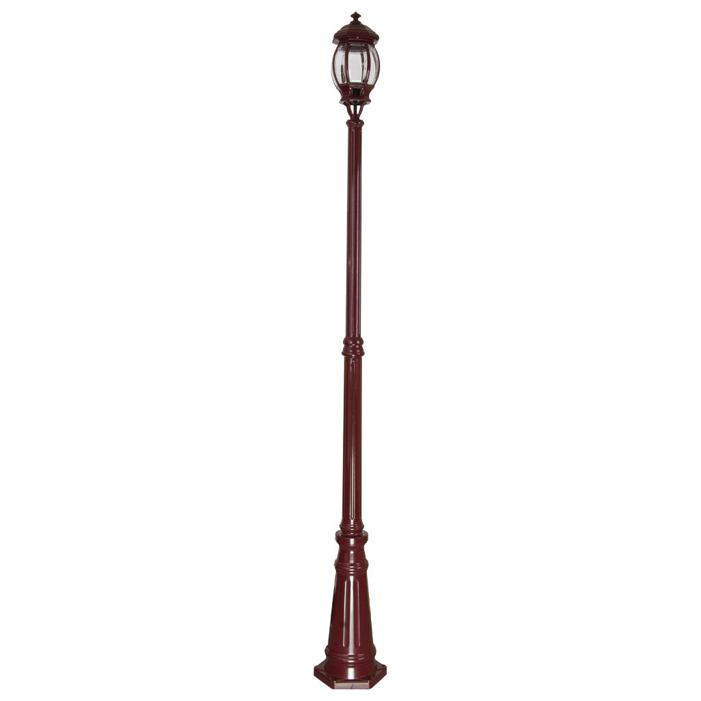 gt 678 vienna single head tall post light