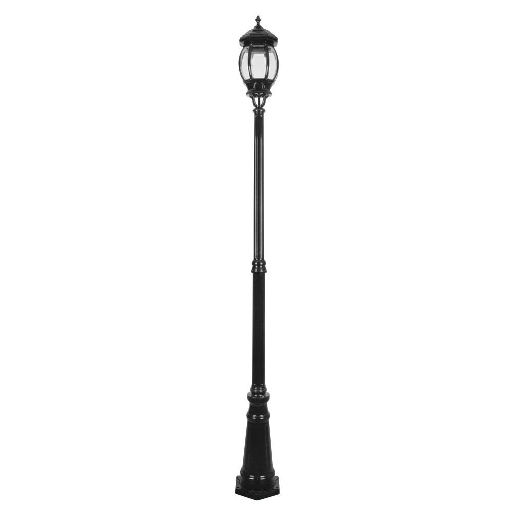 gt 698 vienna large single head tall post light