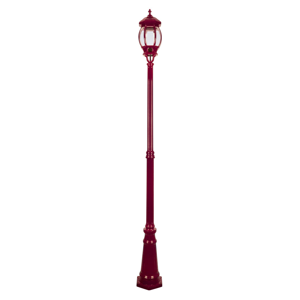 gt 698 vienna large single head tall post light