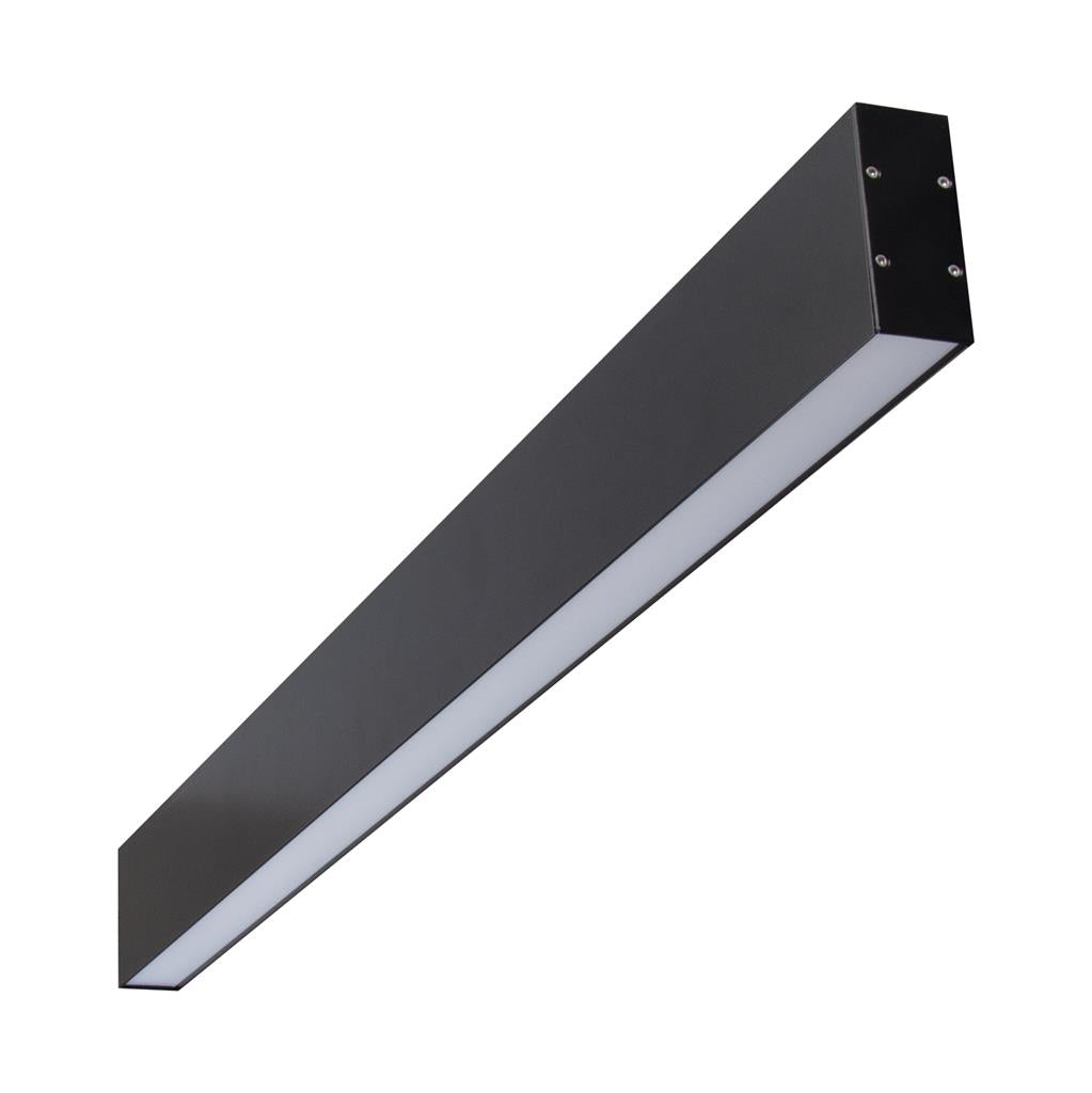lumaline 2 up and down led wall light 900mm matt black finish