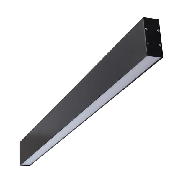 lumaline 2 up and down led wall light 900mm matt black finish