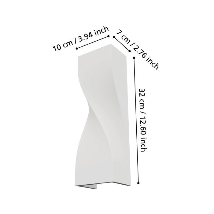 Meryl Wall Light 2X5W GU10 Tri-Colour White