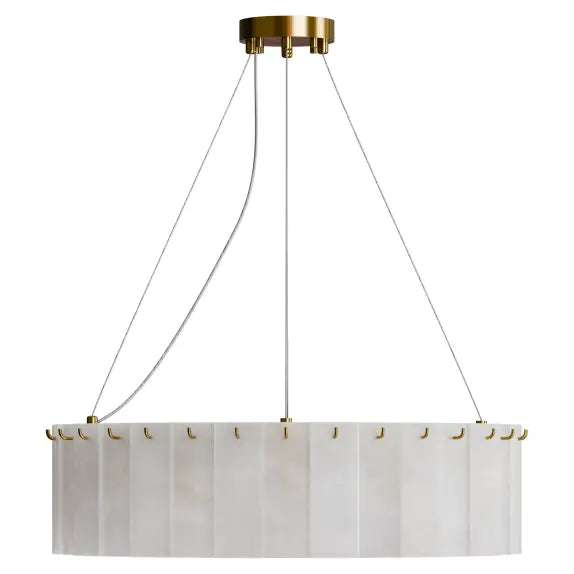 Mirage 450mm Round Glass Kit - 10 Head E14 Brass frame with Glass Decor Stainless steel suspension Two Boxes (MIP-10PN-45R-E14-BR) F & ( MIP-10PN-45R-E14-GL) 3M Drop -IP20