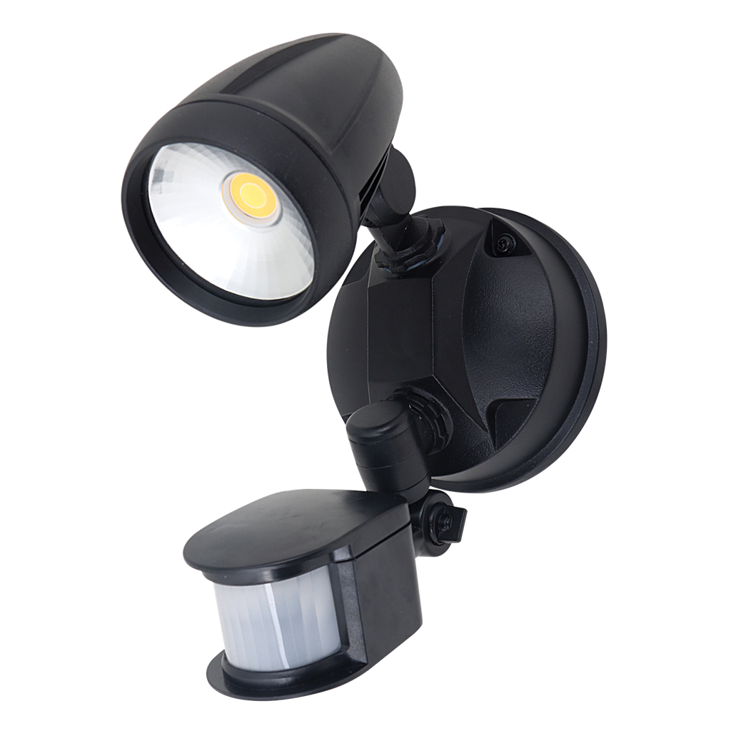 muro pro 15s single head 15w led spotlight sensor trio tricolour