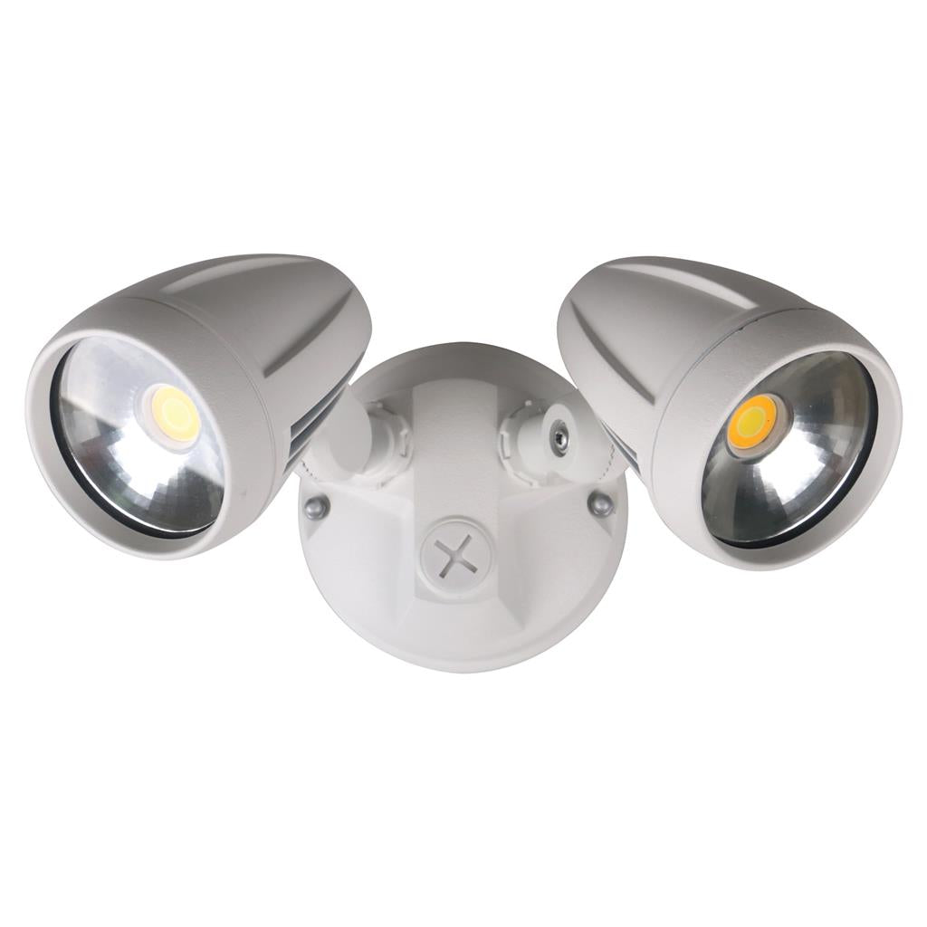 muro pro 30 twin head 30w led spotlight trio tricolour